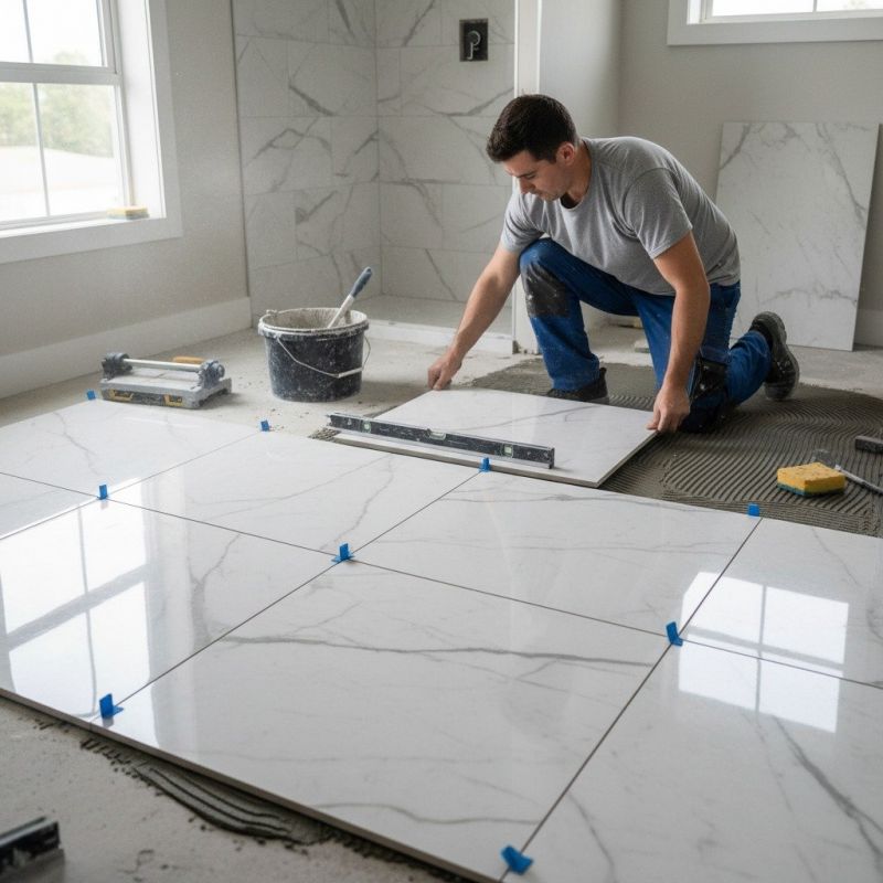 Tile Floor Installation